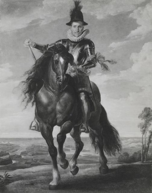 Anonimo — Rubens Pieter Paul - sec. XVII - Ritratto di cavaliere — insieme